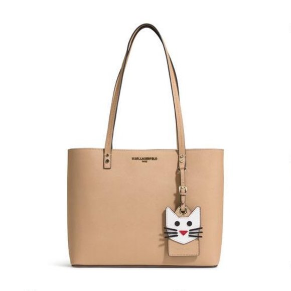 Karl Lagerfeld Bags Karl Lagerfeld Maybelle Tote Beigetangold